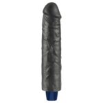 9.5" REAL SOFTEE Rechargeable Vibrating Dildo(Black) - Image 9