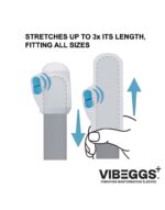 VIBEGGS - Ribs Delight - Vibrating Masturbation Sleeve - White - Image 2