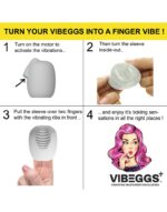 VIBEGGS - Candy Curves - Vibrating Masturbation Sleeve - White - Image 9