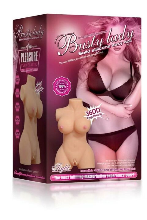 Busty Lady Half Body Sex Doll