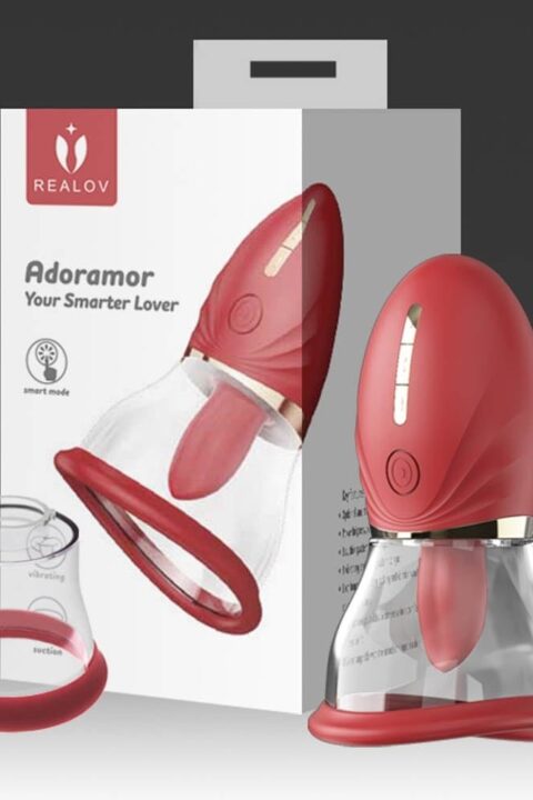 Adoramar Magic Tongue Pleasure - RED (two cups)