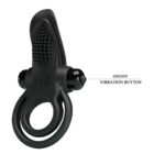 Pretty Love Vibrant Penis Ring Black - Image 6