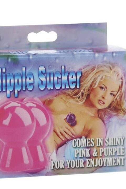 Nipple Sucker Pair in Shiny Purple