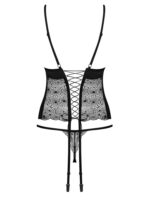 Sharlotte corset & thong black L/XL - Image 6