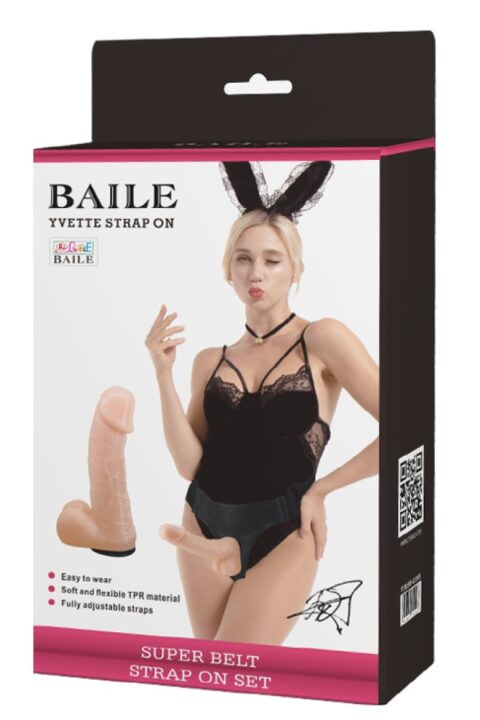 Ultra Cyberskin Strap-on Penis Flesh