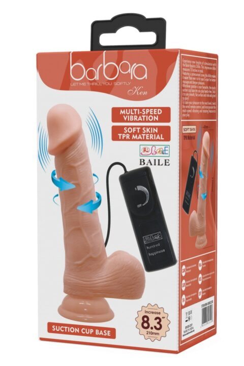 Barbara Ken Multi-Speed Vibration Dildo 8,3 "