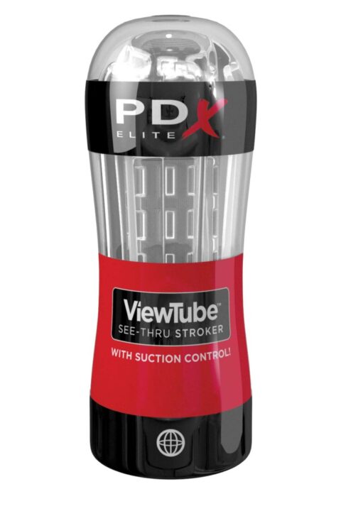 Viewtube See-Thru Stroker Red/Clear