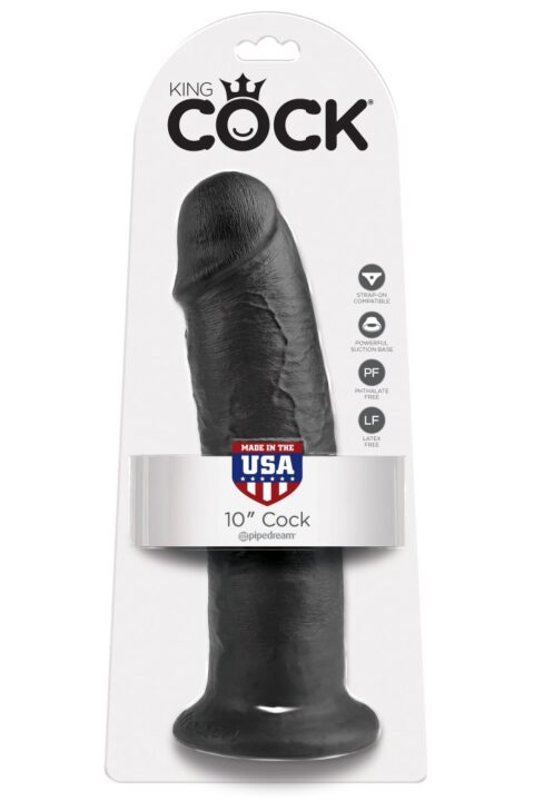 10" Cock  Black