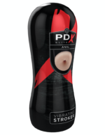 Vibrating Anal Stroker  Light/Black - Image 2