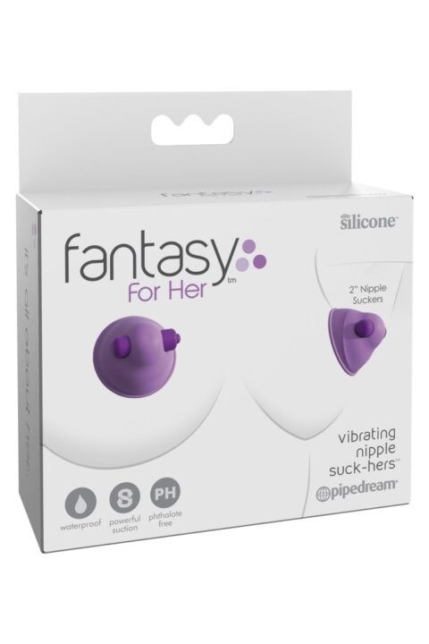 Vibrating Nipple Suck-Hers  Purple