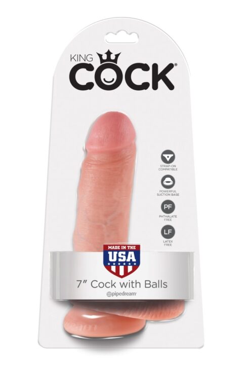 7" Cock with Balls  Light