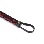 Victorian Garden: Lace and Vegan Leather Flogger Whip - Image 5