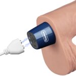 9" REAL SOFTEE Rechargeable Vibrating Dildo(Flesh) - Image 5