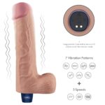 10" REAL SOFTEE Rechargeable Vibrating Dildo(Flesh) - Image 6
