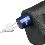 10.5" REAL SOFTEE Rechargeable Vibrating Dildo(Black) - Image 5