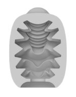 VIBEGGS - Candy Curves - Vibrating Masturbation Sleeve - White - Image 7