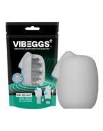 VIBEGGS - Ribs Delight - Vibrating Masturbation Sleeve - White - Image 4
