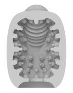 VIBEGGS - Naughty Nubs - Vibrating Masturbation Sleeve - White - Image 7