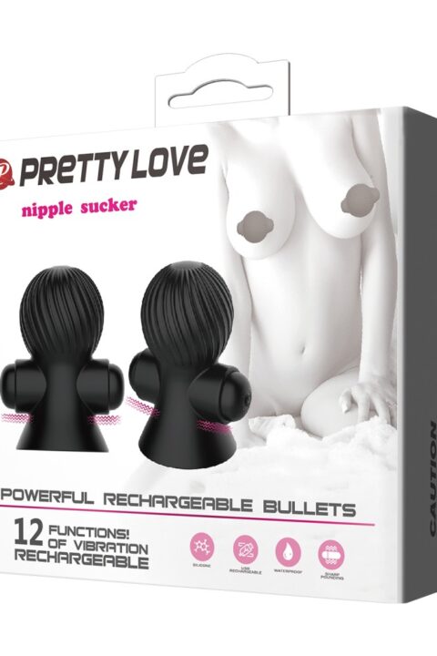 Pretty Love Nipple Sucker Black