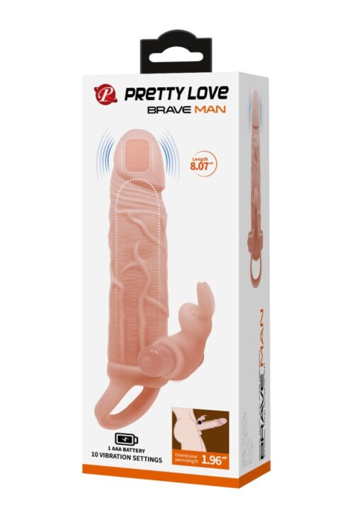 Pretty Love Brave Man Vibrating Penis Sleeve