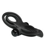 Pretty Love Vibrant Penis Ring Black - Image 4