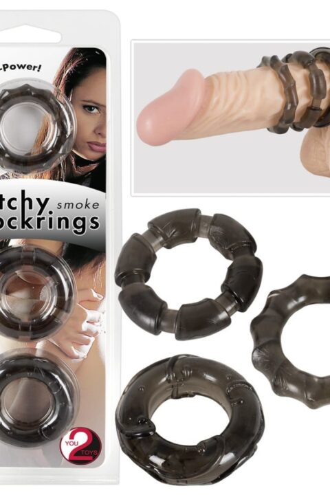 Stretchy Cock Rings Smoke
