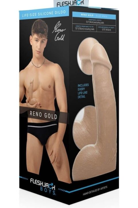 Fleshjack Boys Reno Gold Dildo