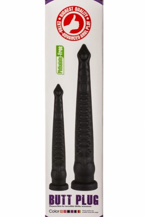 X-Men 17.32" Butt Plug Silicone Black