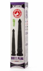 X-Men 17.32" Butt Plug Silicone Black - Image 3