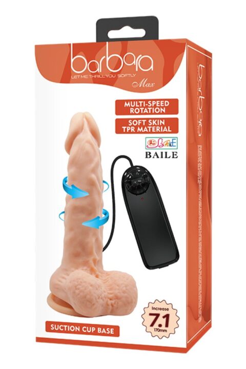 Barbara Max Multi-Speed Vibration Dildo 7.1 "