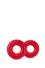 STAY HARD DONUT RINGS OVERSIZED RED - Image 2