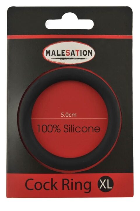 Malesation Silicone Cock Ring Black XL