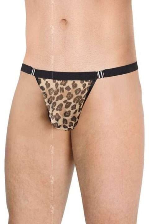 Mens Thong 4528 - panther {} OneSize