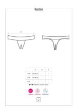 Contica crothchles thong  S/M - Image 5