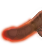 7.5" Thrusting Cock with Balls Brown - Image 7