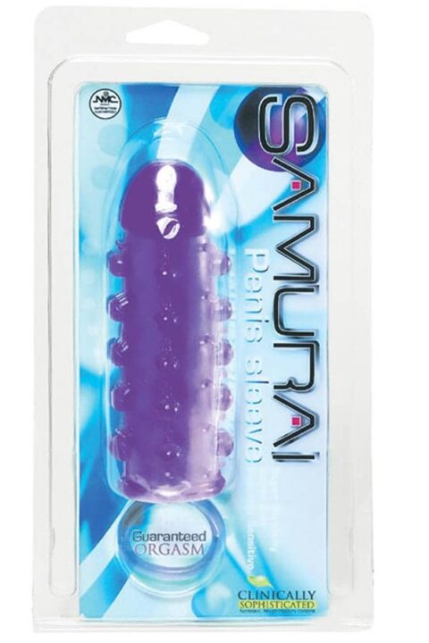 Samurai Penis Sleeve Purple