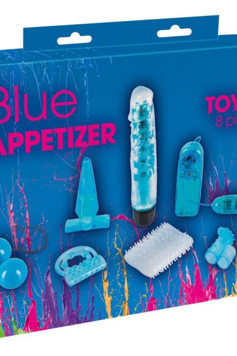 Blue Appetizer 8-piece set