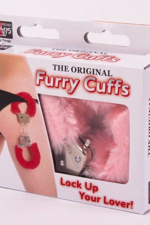Metal Handcuff With Plush Pink
