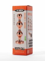 X-Men Secret Shine Booty Call Metal Butt Plug with Gem Gold M - Image 2