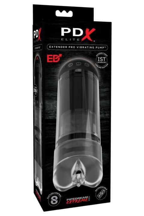 Extender Pro Vibrating Pump  Clear/Black